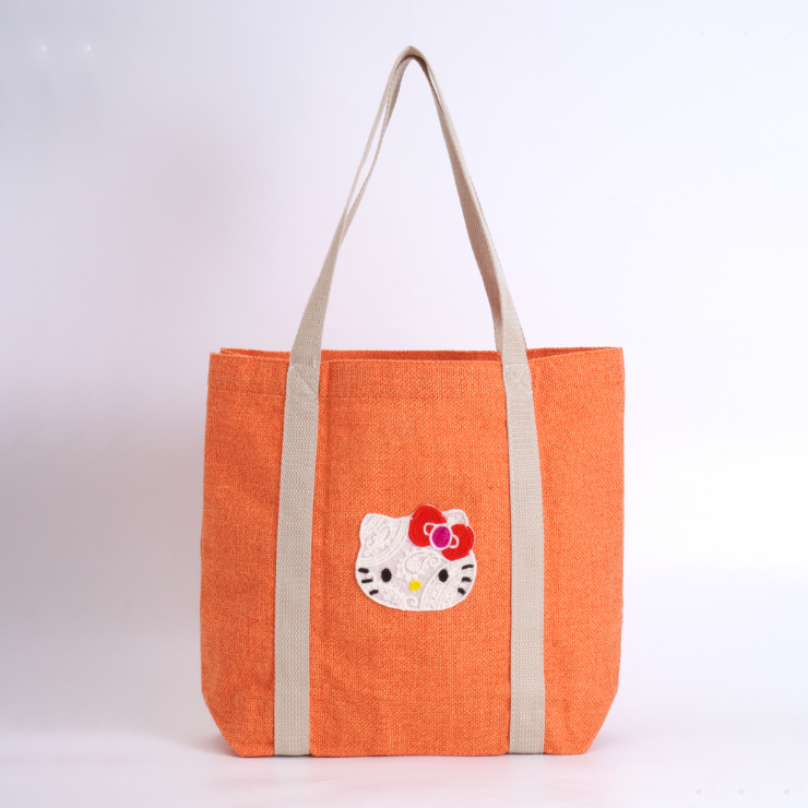 HelloKitty 刺繍ｼﾞｭｰﾄﾊﾞｯｸﾞ小 mk23027 (上代: 3300円)