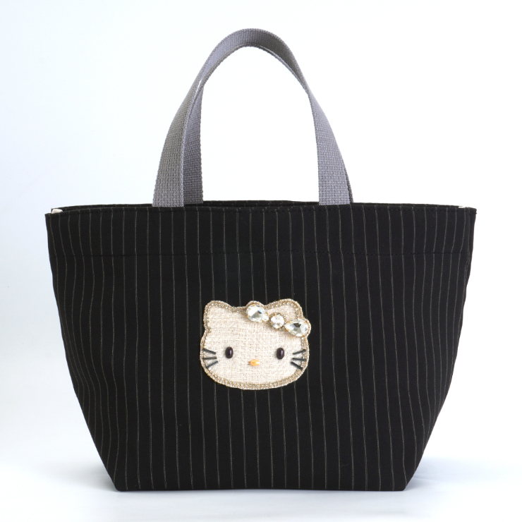 HelloKitty ｽﾄﾗｲﾌﾟ柄舟形ﾄｰﾄﾊﾞｯｸﾞ mk25005 (上代: 7200円)