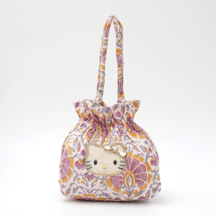 HelloKitty ﾀﾞｲﾔﾚｰﾝ巾着ﾊﾞｯｸﾞ mk25009 (上代: 5400円)