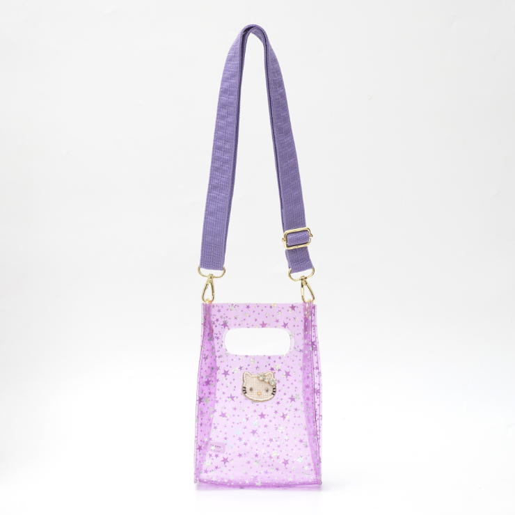 HelloKitty ｽﾀｰ柄ｸﾘｱﾐﾆﾊﾞｯｸﾞ mk25022 (上代: 3500円)