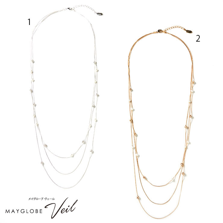 MAYGLOBE Veil Necklace MN20524 （上代: 5100円）