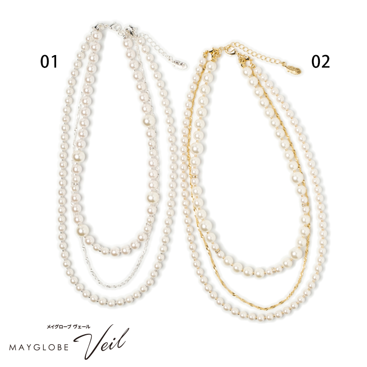 MAYGLOBE Veil Necklace mn23003 （上代: 5700円）