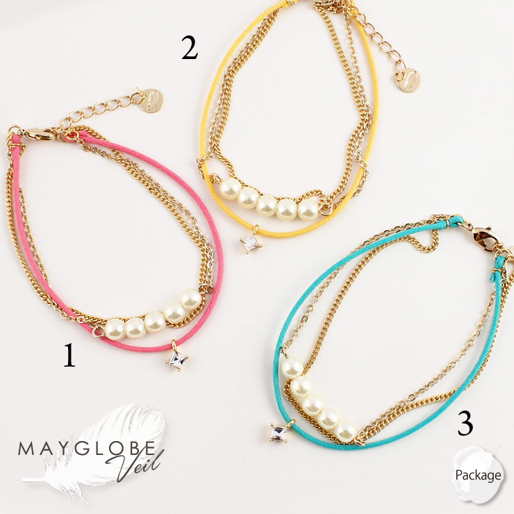 MAYGLOBE Veil Bracelet MB16522 （上代: 3400円）