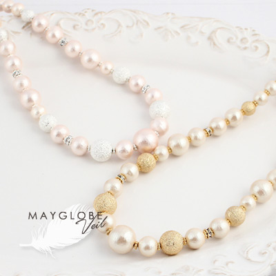 【SALE30％off】MAYGLOBE Veil Necklace MN13095/ （上代: 3360円）