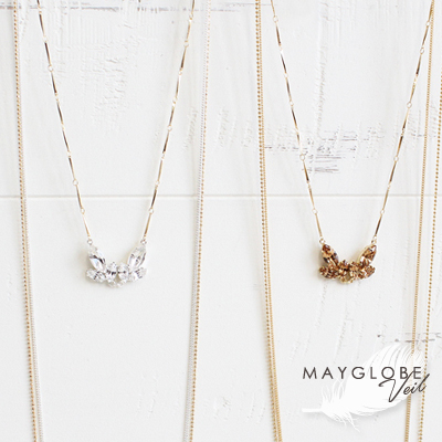 MAYGLOBE Veil Necklace MN14072 （上代: 4400円）
