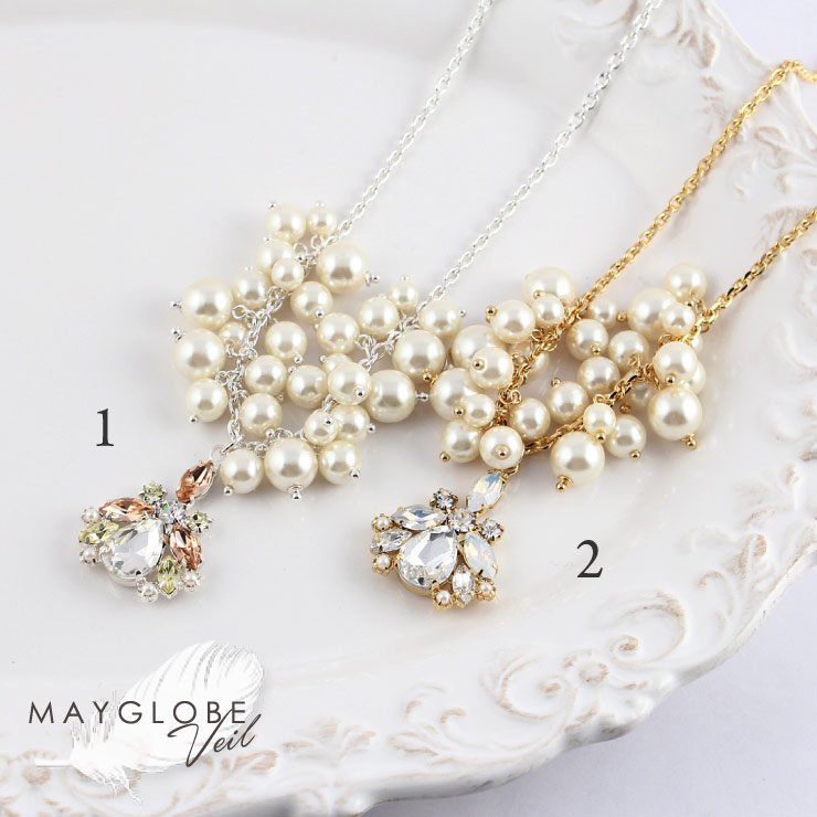 MAYGLOBE Veil Necklace MN15030 （上代: 5400円）