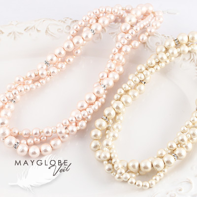 MAYGLOBE Veil Necklace MN15040 （上代: 13000円）