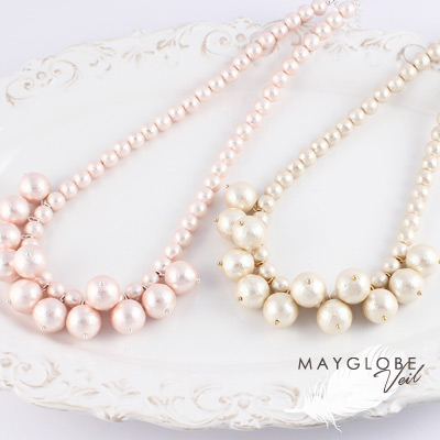 【SALE30％off】MAYGLOBE Veil Necklace MN15044 （上代: 4340円）