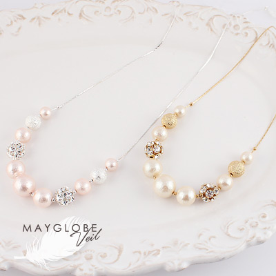 MAYGLOBE Veil Necklace MN15073 （上代: 4900円）