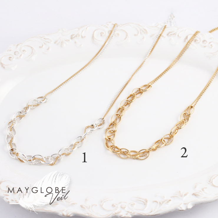 【SALE30％off】MAYGLOBE Veil Necklace mn15088 （上代: 2240円）