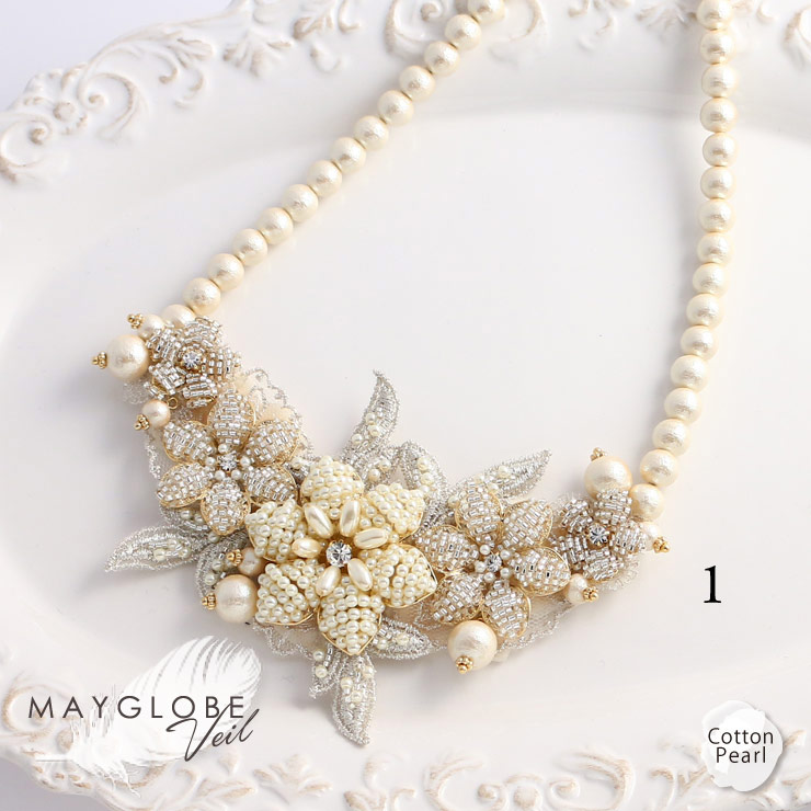 MAYGLOBE Veil Necklace MN16605 （上代: 15000円）