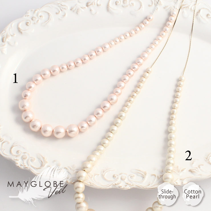 【SALE30％off】MAYGLOBE Veil Necklace MN17505 （上代: 3500円）