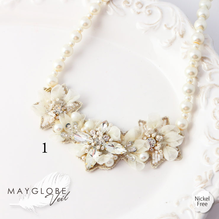 MAYGLOBE Veil Necklace MN17587 （上代: 9200円）