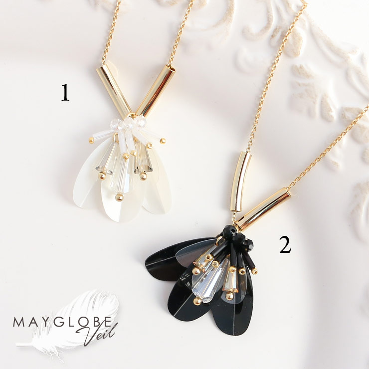 MAYGLOBE Veil Necklace MN18504 （上代: 3100円）
