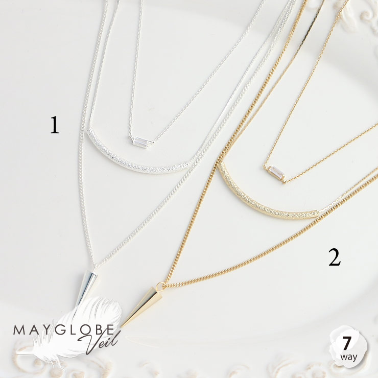 MAYGLOBE Veil Necklace MN18518 （上代: 3700円）