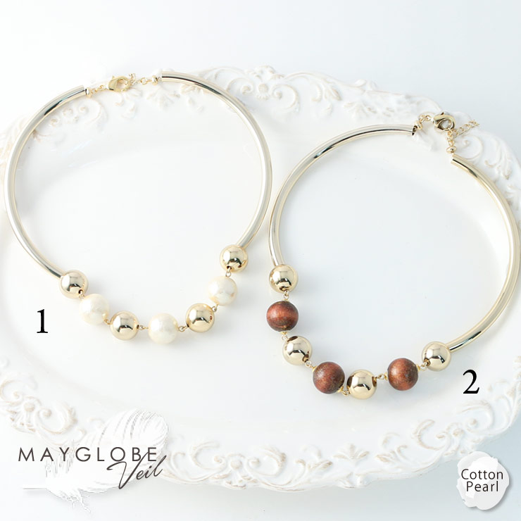 【SALE30％off】MAYGLOBE Veil Necklace mn18536 （上代: 2520円）