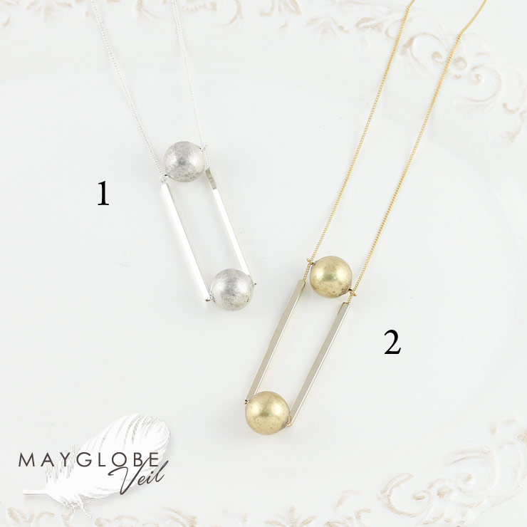 MAYGLOBE Veil Necklace MN18547 （上代: 3300円）