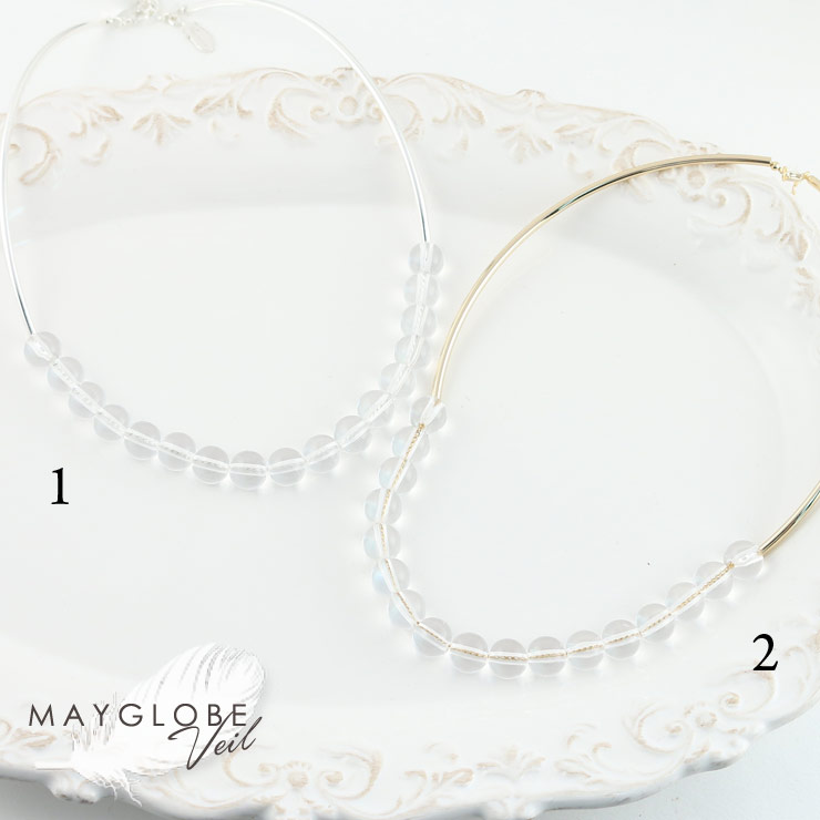 【SALE30％off】MAYGLOBE Veil Necklace mn18567 （上代: 2030円）