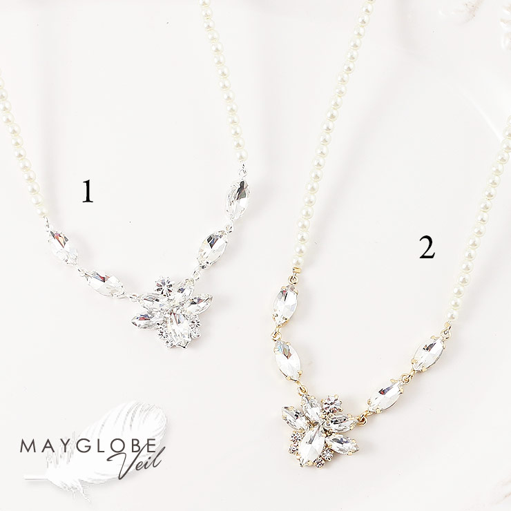 MAYGLOBE Veil Necklace MN18581 （上代: 4300円）