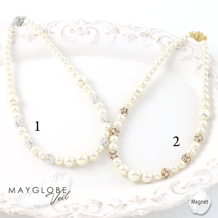 MAYGLOBE Veil Necklace MN18589 （上代: 4400円）