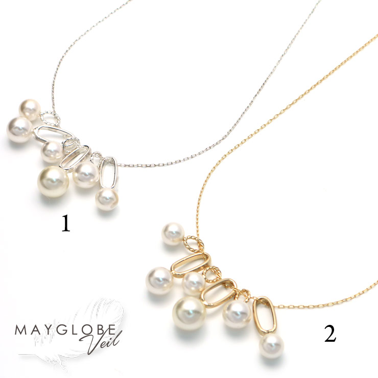 MAYGLOBE Veil Necklace MN18612 （上代: 3500円）