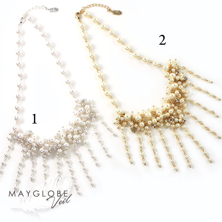 MAYGLOBE Veil Necklace MN18624 （上代: 8900円）