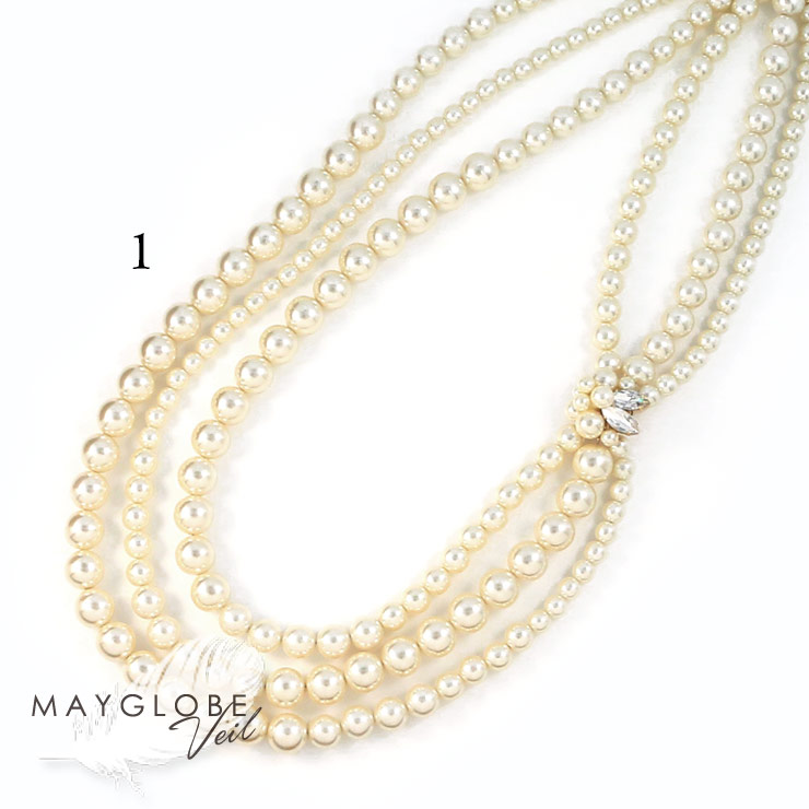 MAYGLOBE Veil Necklace MN18625 （上代: 6900円）