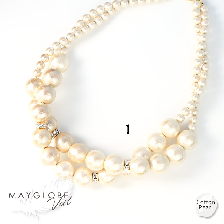 MAYGLOBE Veil Necklace MN18637 （上代: 8700円）