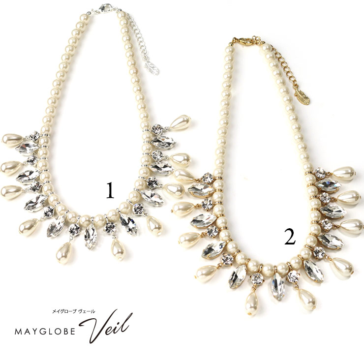 MAYGLOBE Veil Necklace MN19550 （上代: 5300円）