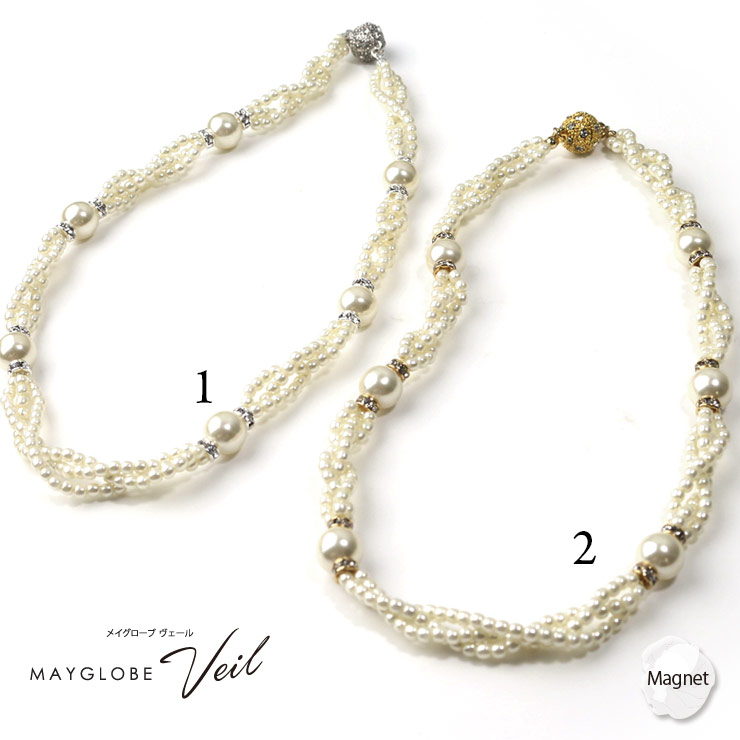 MAYGLOBE Veil Necklace MN19553 （上代: 5000円）