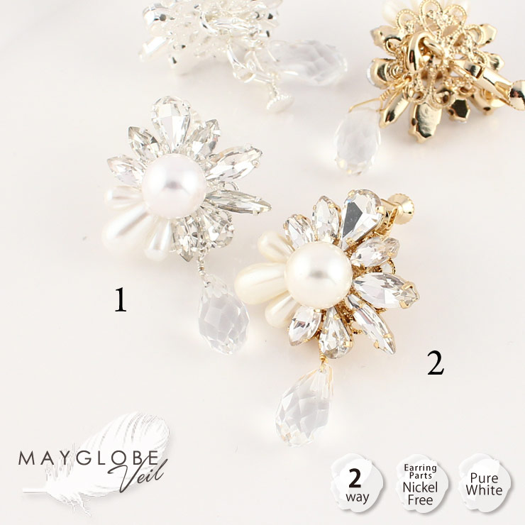 MAYGLOBE Veil Earring MP16530 （上代: 4500円）