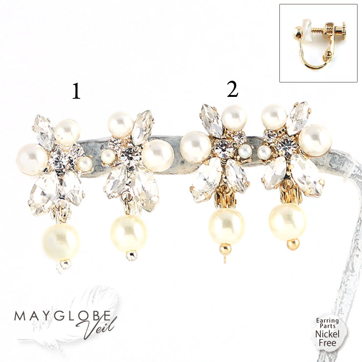 MAYGLOBE Veil Earring MP18709 （上代: 3500円）