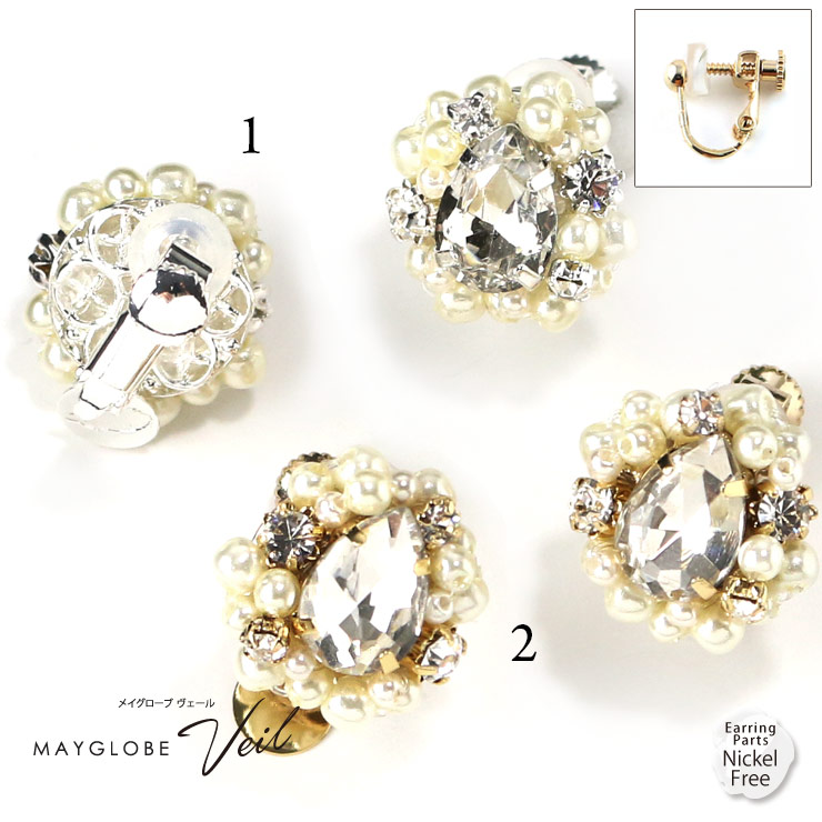 MAYGLOBE Veil Earring MP19564 （上代: 4000円）