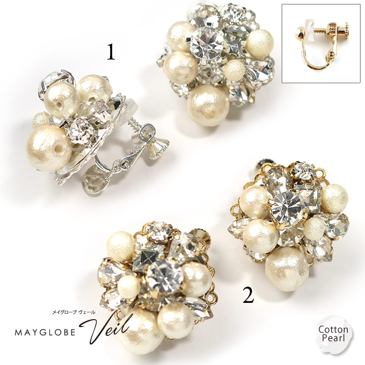 MAYGLOBE Veil Earring MP19605 （上代: 5100円）