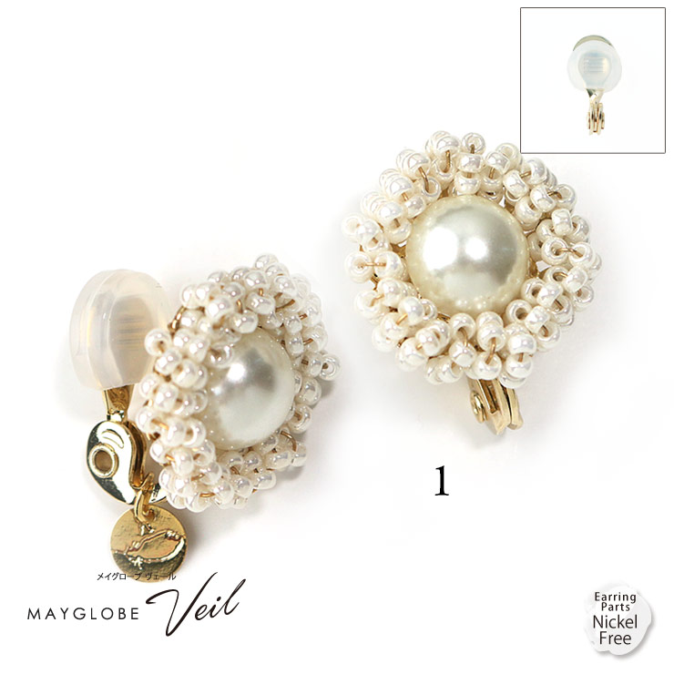 MAYGLOBE Veil Earring MP19613 （上代: 4000円）