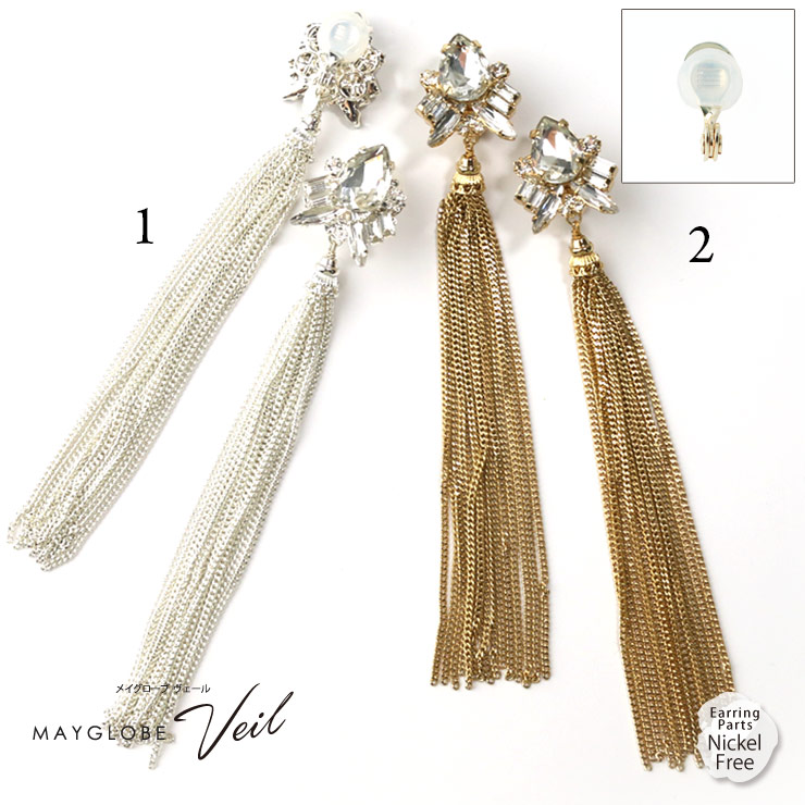 MAYGLOBE Veil Earring MP19632 （上代: 7000円）