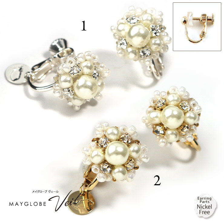 MAYGLOBE Veil Earring MP19636 （上代: 4100円）
