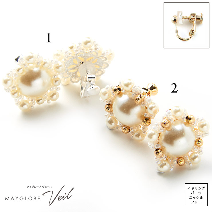 MAYGLOBE Veil Earring MP20517 （上代: 4400円）