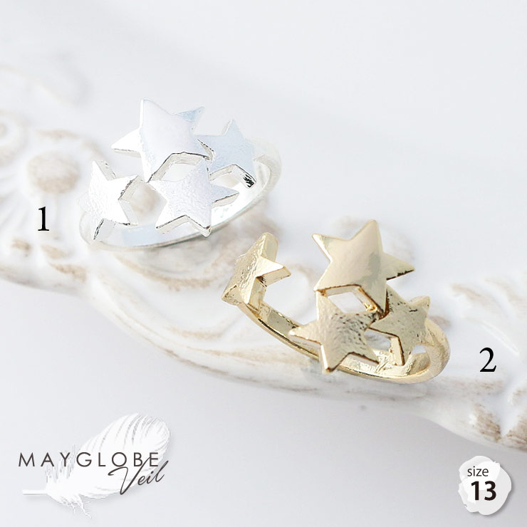 MAYGLOBE Veil Ring MR17548 （上代: 2900円）