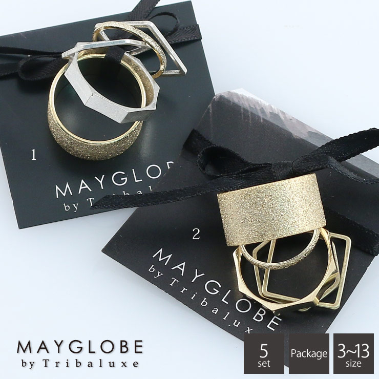 MAYGLOBE by Tribaluxe Ring TR17004 （上代: 1900円）