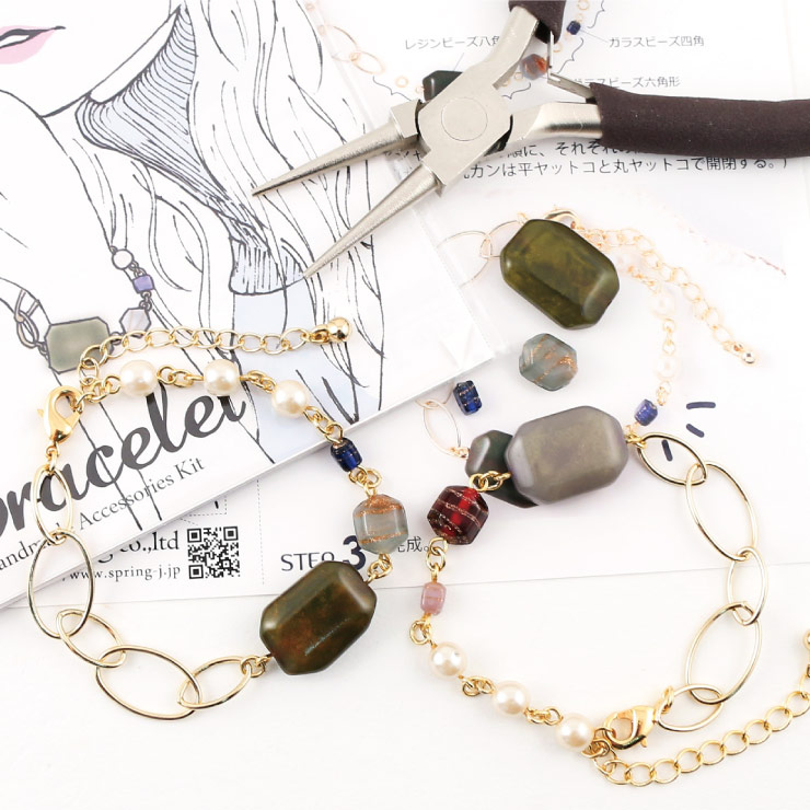 MAYGLOBE beads&craft Bracelet Handmade Kit ZB17006 （上代: 1300円）